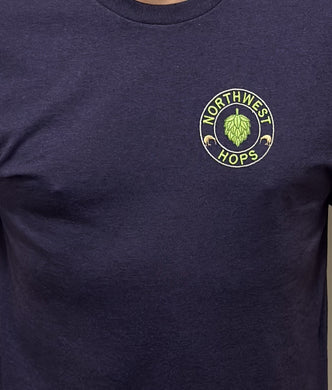 Northwest Hops Blackberry Short sleeved t-shirt