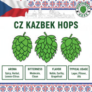 Kazbek Hop Pellets 2023 – Czech Citrus & Herbal Aroma Hops