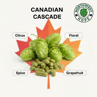 Cascade Hop Pellets 2025 – Canadian Citrus & Floral Aroma Hops