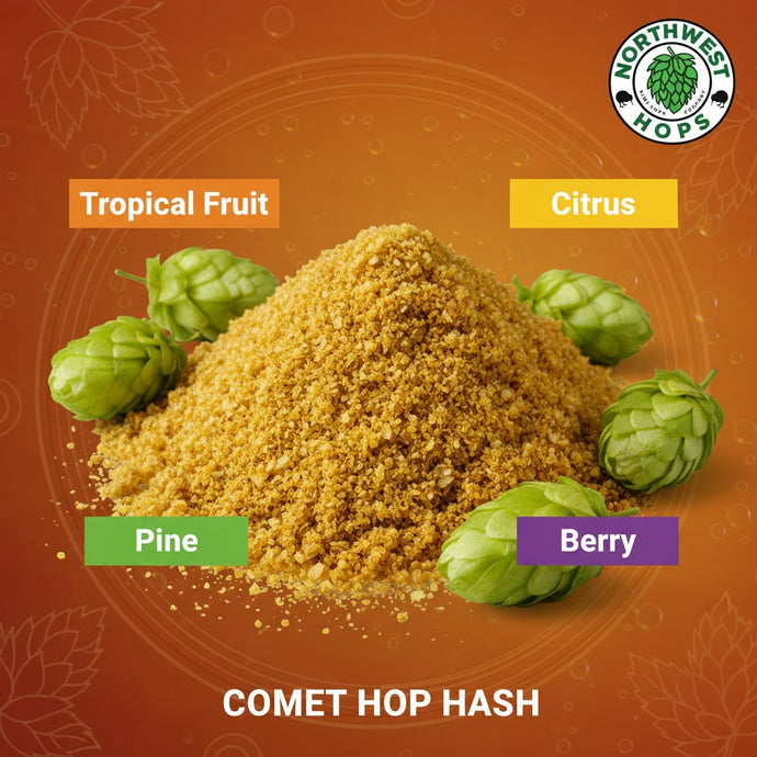 2024 Comet Hop Hash – US Grapefruit & Resin Aroma Hops | Northwest Hops