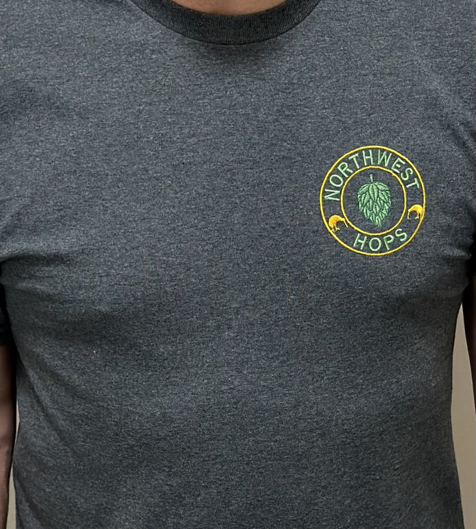 Northwest Hops Dark Heather Short sleeved t-shirt