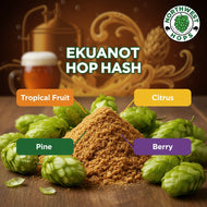 Ekuanot Hop Hash 2024 – US Tropical, Citrus & Green Pepper Aroma Hops