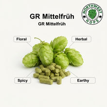 2024 GR Hallertau Mittelfruh T90 Hop Pellets