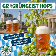 GRÜNGEIST™ Hop Pellets 2024 – German Melon & Citrus Aroma Hops
