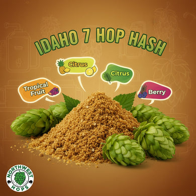 2024 Idaho 7 Hop Hash – US Stone Fruit, Citrus & Pine Aroma Hops | Northwest Hops