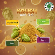 Krush Hop Hash 2024 – US Tropical & Citrus Aroma Hops