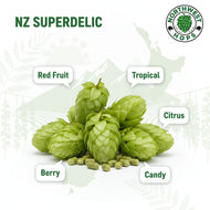 Superdelic Hop Pellets 2025 – New Zealand Red Berry & Citrus Aroma Hops