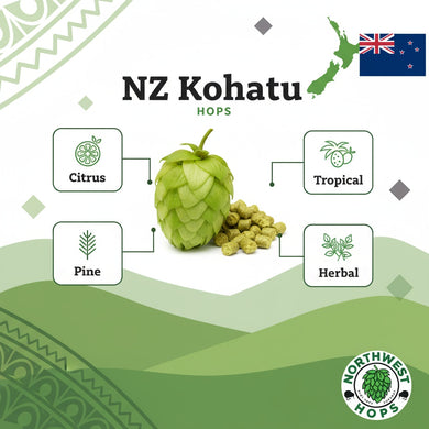 2024 NZ Kohatu® Hop Pellets – New Zealand Tropical & Pine Aroma Hops | Northwest Hops