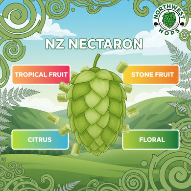 2025 NZ Nectaron Hop Pellets – New Zealand Tropical & Stone Fruit Aroma Hops | Northwest Hops