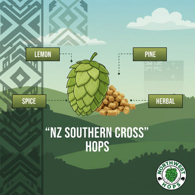 2024 NZ Southern Cross Hop Pellets – New Zealand Lemon & Pine Aroma Hops | Northwest Hops