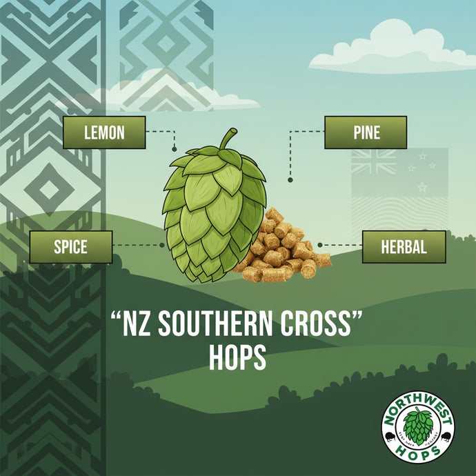 2024 NZ Southern Cross Hop Pellets – New Zealand Lemon & Pine Aroma Hops | Northwest Hops