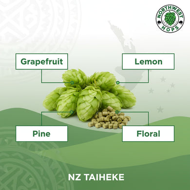 2025 NZ Taiheke Hop Pellets – New Zealand Grapefruit & Citrus Aroma Hops | Northwest Hops