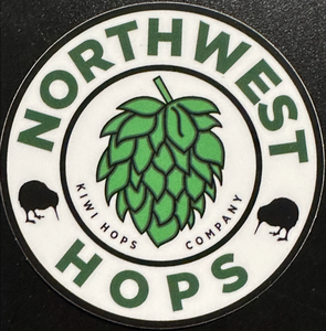 Northwest Hops White Sticker
