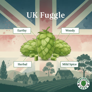 2024 UK Fuggle Hop Pellets – UK Earthy & Woody Aroma Hops | Northwest Hops