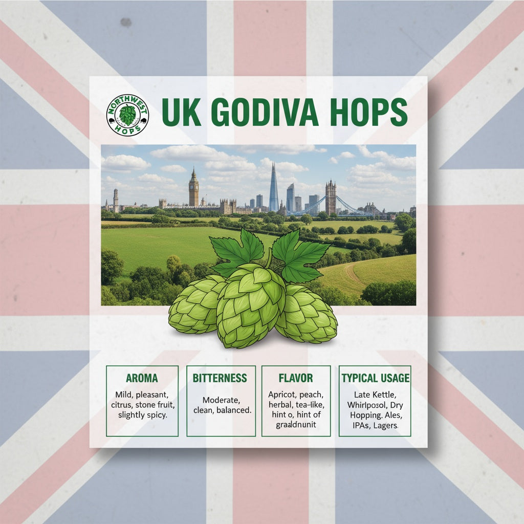 Hops Uk 2025 UK Godiva Hops – Tangerine, Citrus & Spice Aroma | Northwest Hops