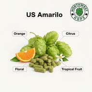 Amarillo® Hop Pellets 2025 – American Citrus & Floral Aroma Hops