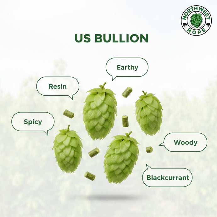 2024 US Bullion Hop Pellets – US Bold Resin & Dark Fruit Aroma Hops | Northwest Hops