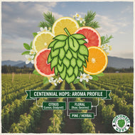 Centennial Hop Pellets 2025 – American Citrus & Floral Aroma Hops