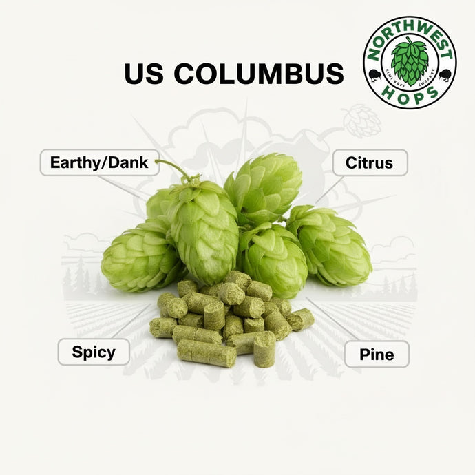 2025 US Columbus Hop Pellets – US Bold Citrus & Earthy Aroma Hops | Northwest Hops