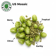 Mosaic® T90 Hop Pellets 2025 – American Tropical & Berry Aroma Hops