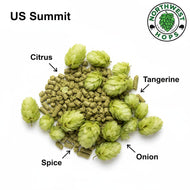 Summit Hop Pellets 2025 – American Citrus & Tangerine Aroma Hops
