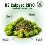 Calypso Cryo Hop Pellets 2024 – Tropical & Citrus Aroma Hops