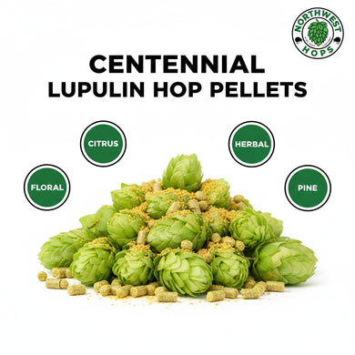 2024 US Centennial Lupomax Hop Pellets – Citrus, Floral & Resinous Aroma Hops | Northwest Hops