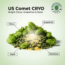 2023 US Comet Cryo Hop Pellets – Grapefruit & Resin Aroma Hops | Northwest Hops