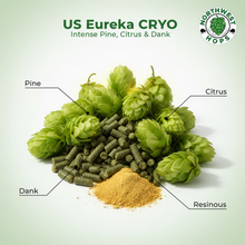 2023 US Eureka Cryo Hop Pellets – Tropical & Citrus Aroma Hops | Northwest Hops