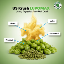 2024 US Krush LUPOMAX™ Hop Pellets – Intense Tropical & Citrus Aroma Hops | Northwest Hops
