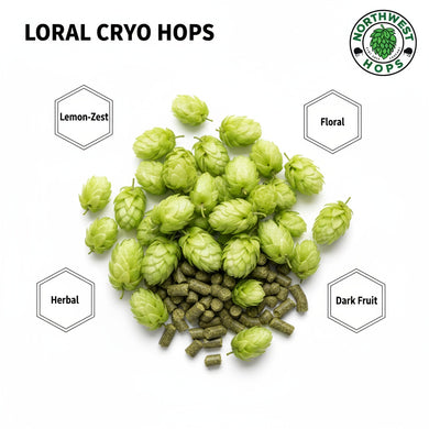2024 US Loral CRYO® Hop Pellets – Floral, Citrus & Herbal Aroma Hops | Northwest Hops