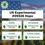 Experimental #09326 Hop Pellets 2022 – US Unique Fruit & Citrus Aroma Hops