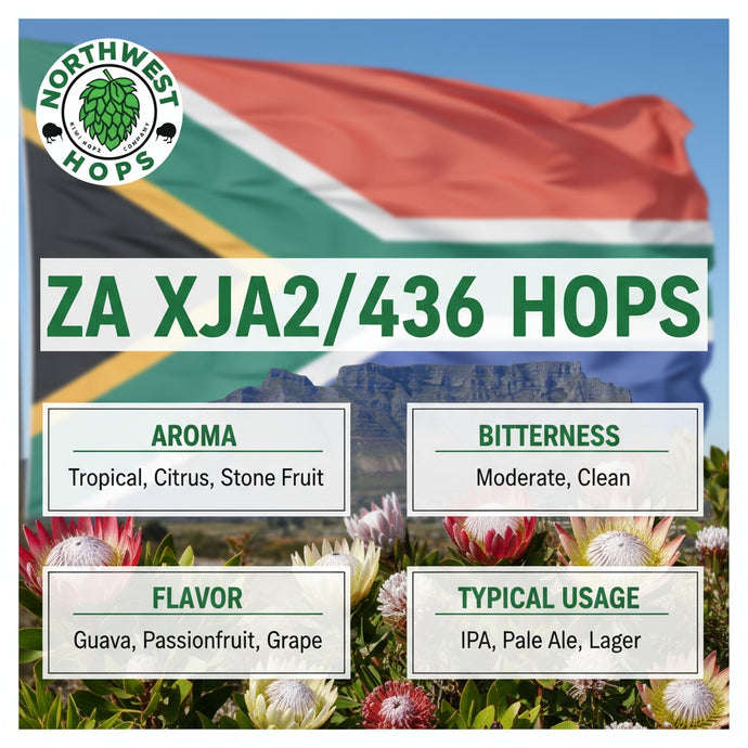 2022 ZA XJA2/436 Hop Pellets – South African Unique Aroma Hops | Northwest Hops
